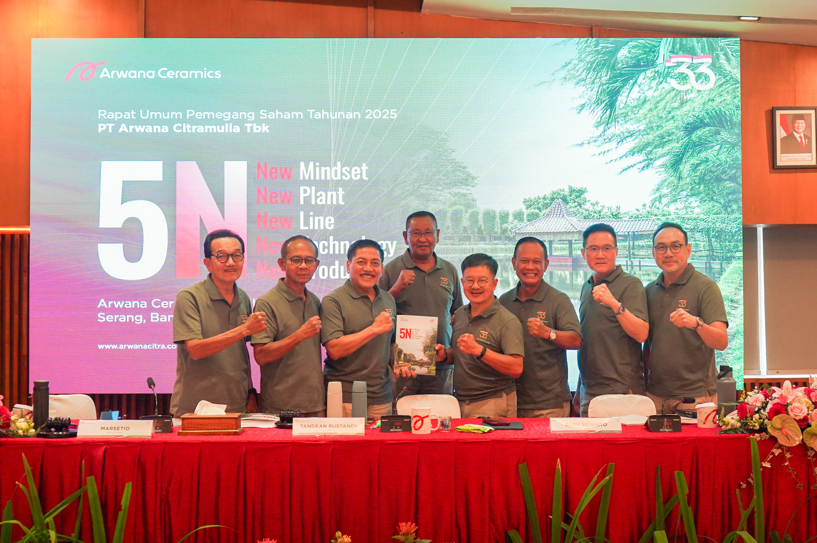 2025 Annual General Meeting of Shareholders of PT Arwana Citramulia Tbk on April 8, 2026.