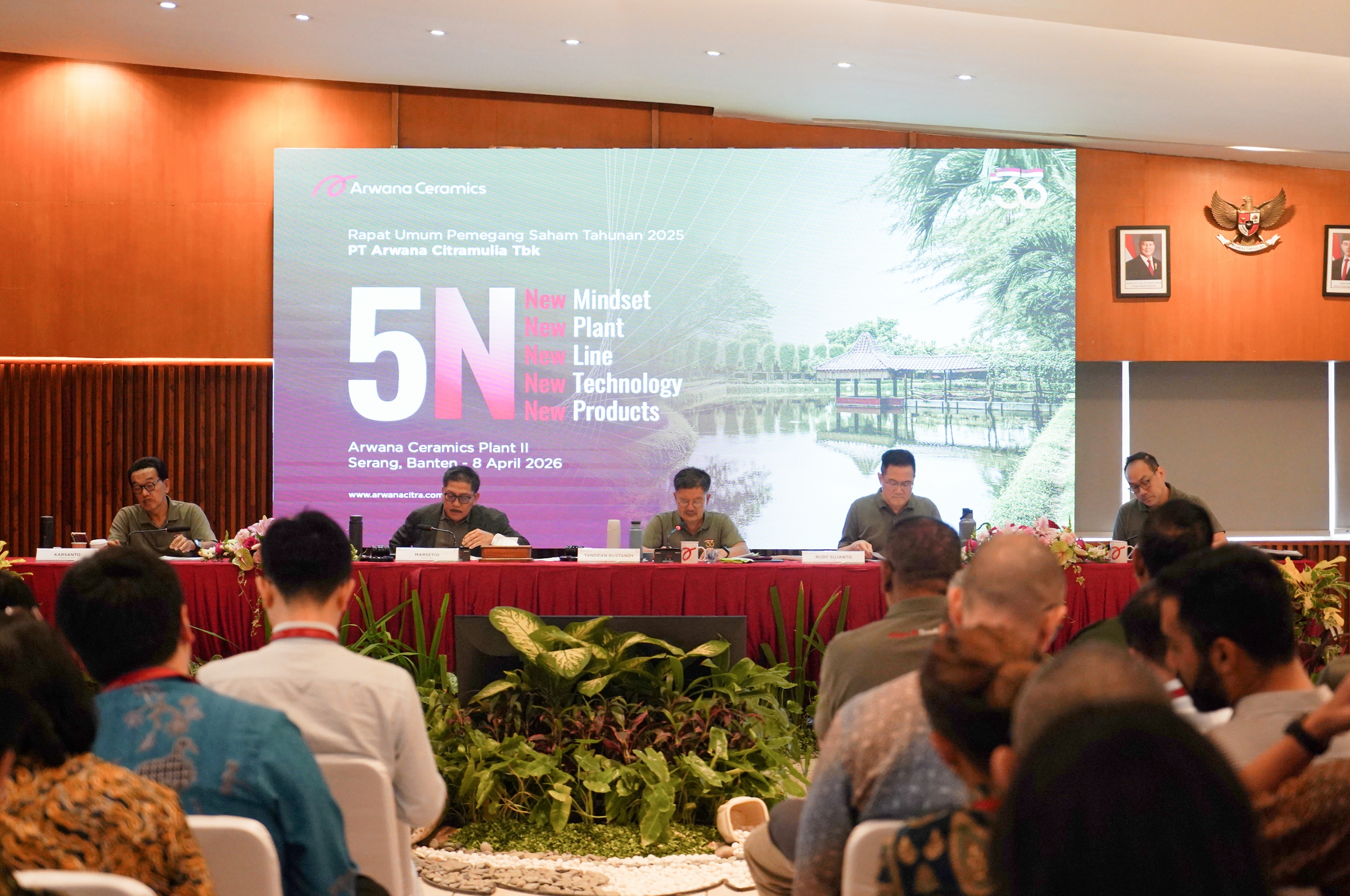 2025 Annual General Meeting of Shareholders of PT Arwana Citramulia Tbk (ARNA).