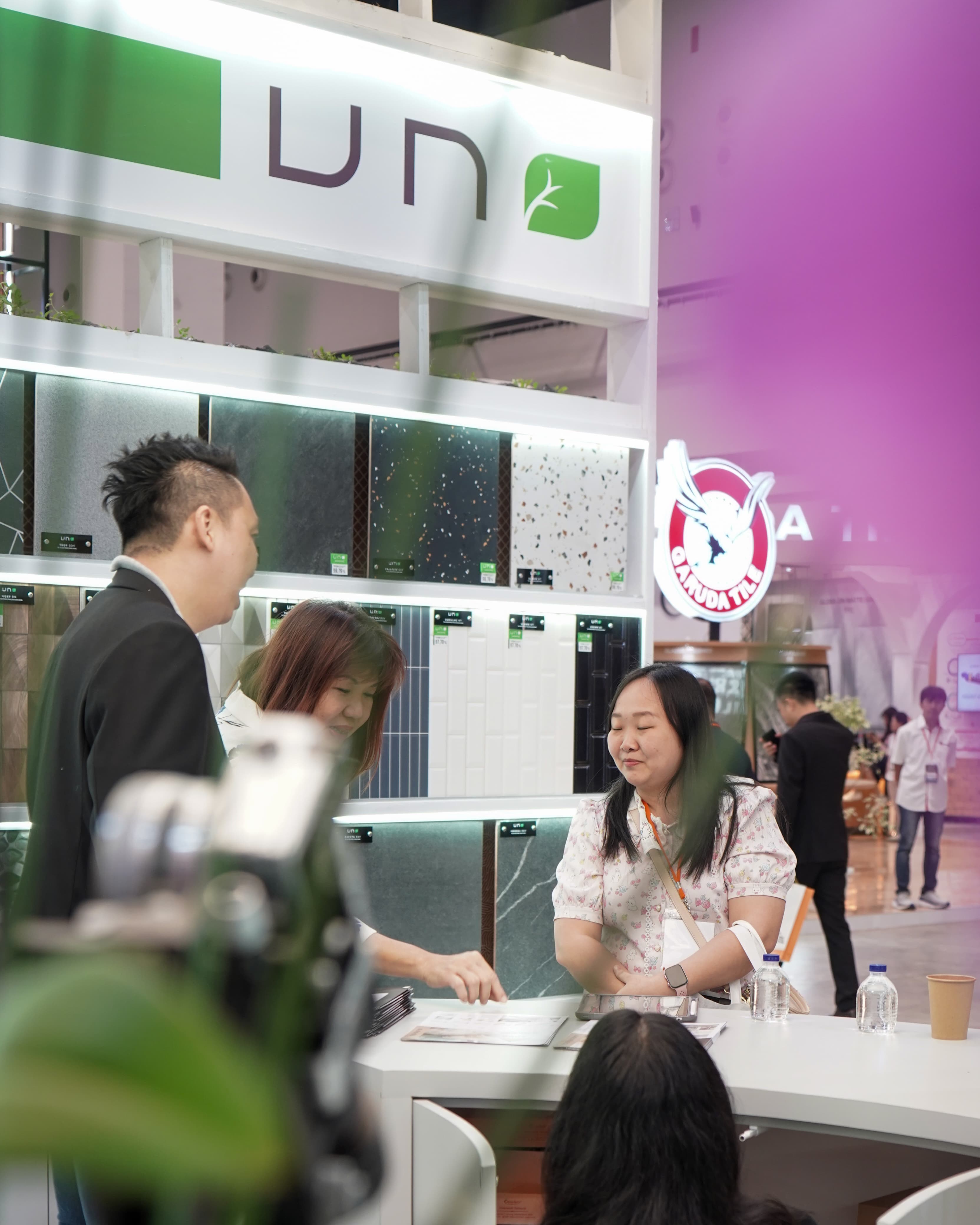 Arwana Ceramics participates in KERAMIKA Indonesia 2026 with ARNA and UNO booths.